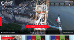 Desktop Screenshot of londoneye.com