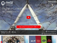 Tablet Screenshot of londoneye.com